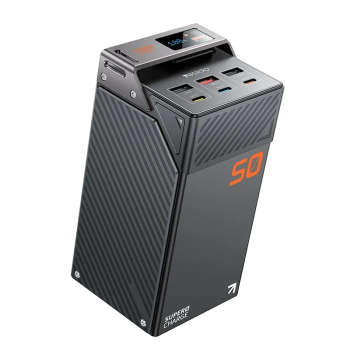 پاوربانک 50000 میلیآمپر ماکسوم مدل MX-PB187 | فست شارژ 65 وات با نمایشگر LCD